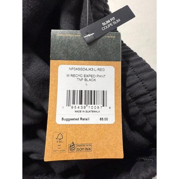 NWT The North Face Recycled Expedition Graphic Slim Sweatpant Large - Picture 3 of 5